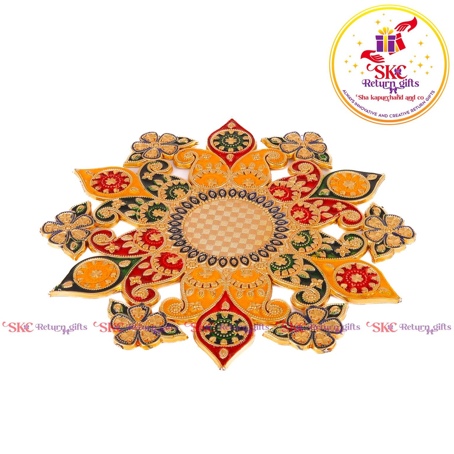 Fiber Meennakari Rangoli