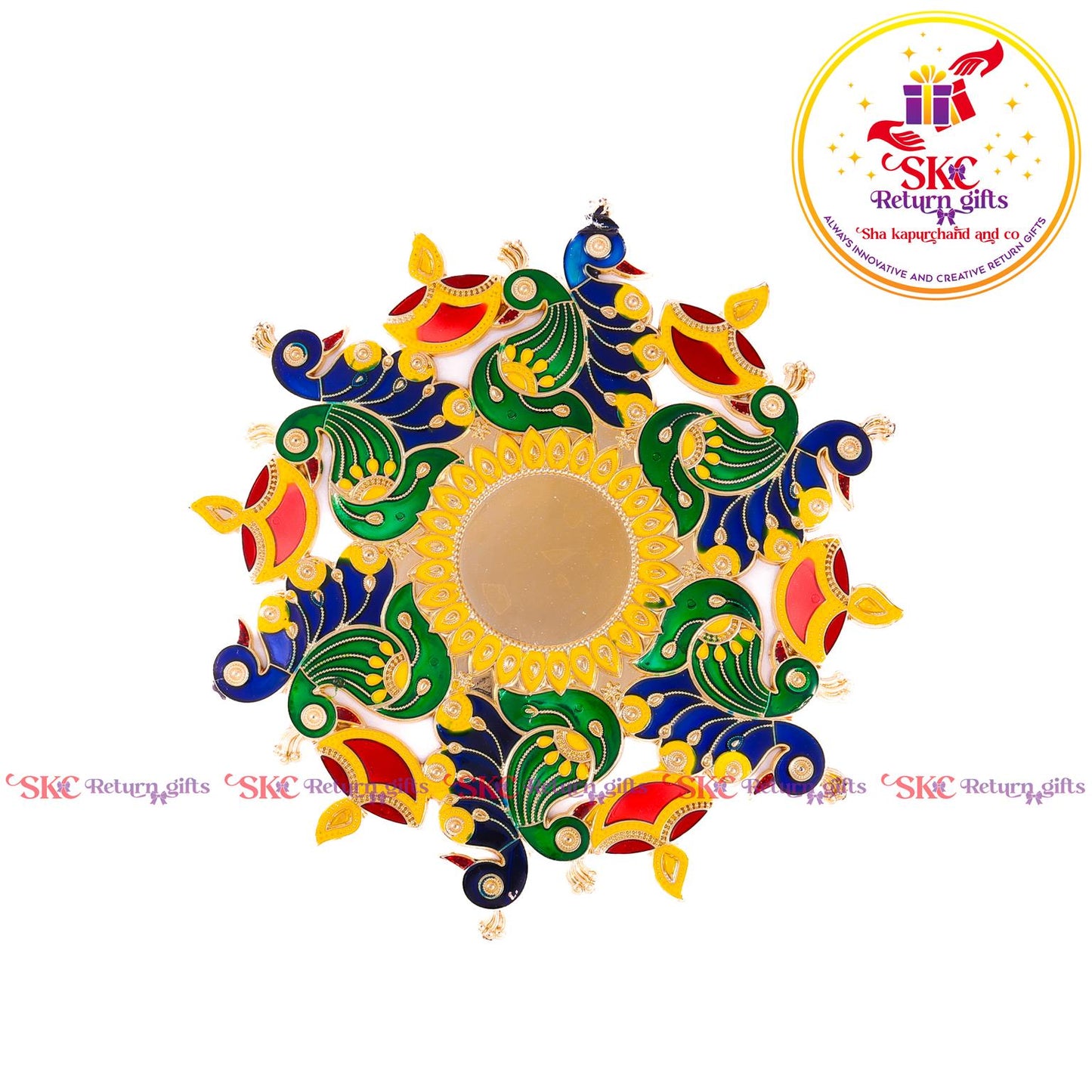Fiber Meennakari Rangoli