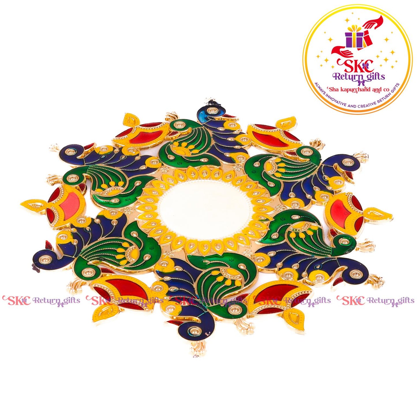 Fiber Meennakari Rangoli