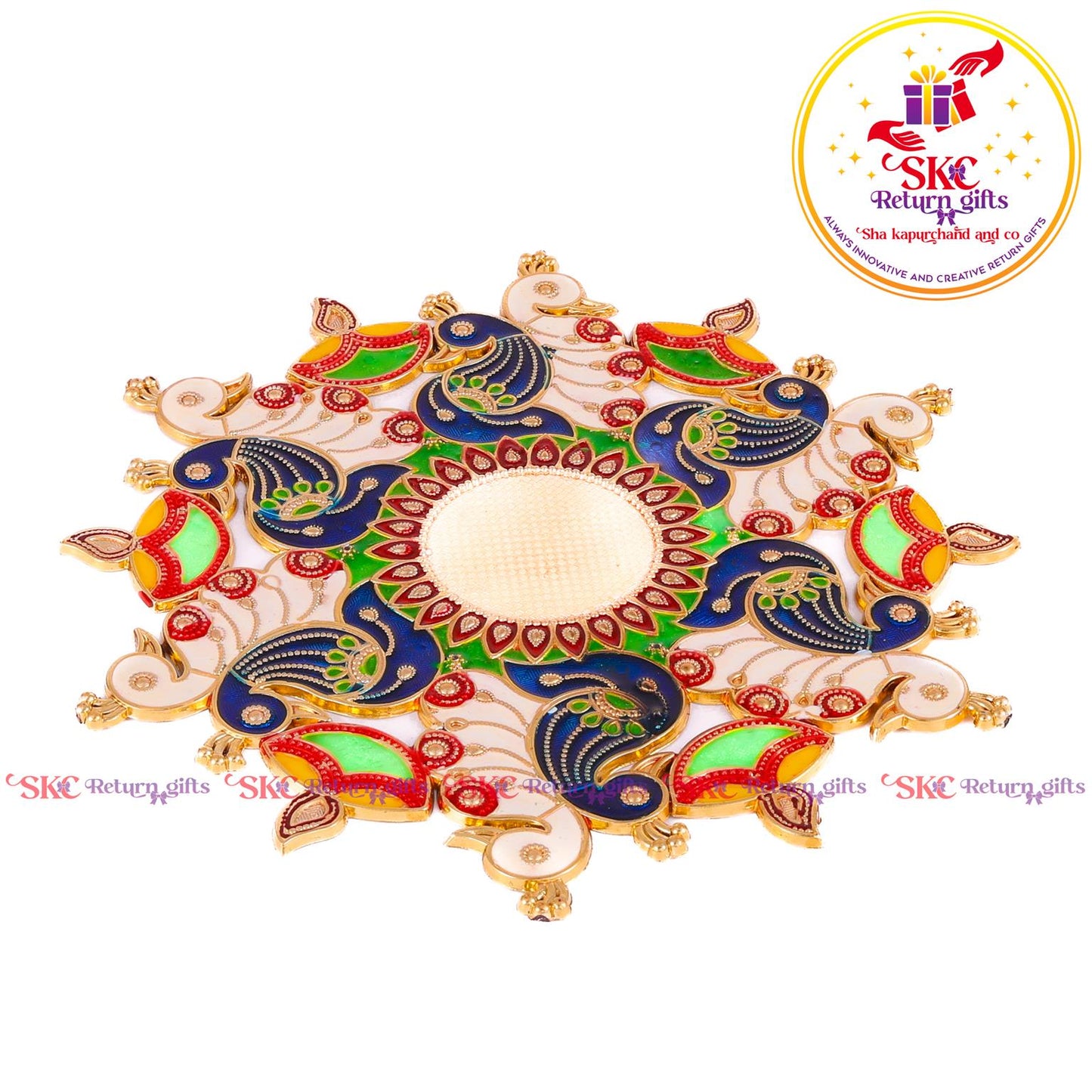 Fiber Meennakari Rangoli