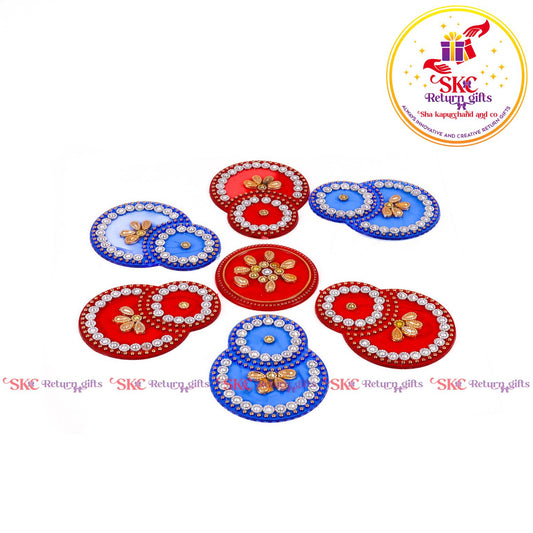 Stone Work Acrylic Rangoli Baby