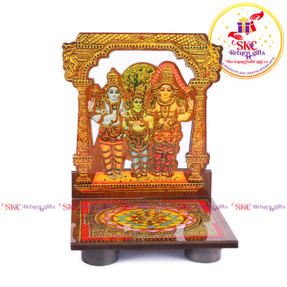 Acrylic Meenakshi Kalyanam Diya Stand