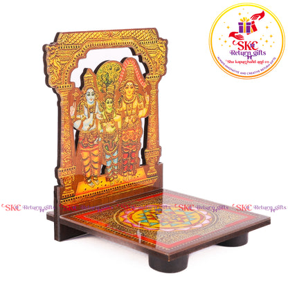 Acrylic Meenakshi Kalyanam Diya Stand