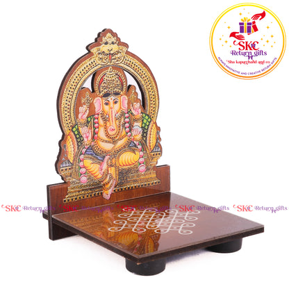 Acrylic Ganesha Diya Stand