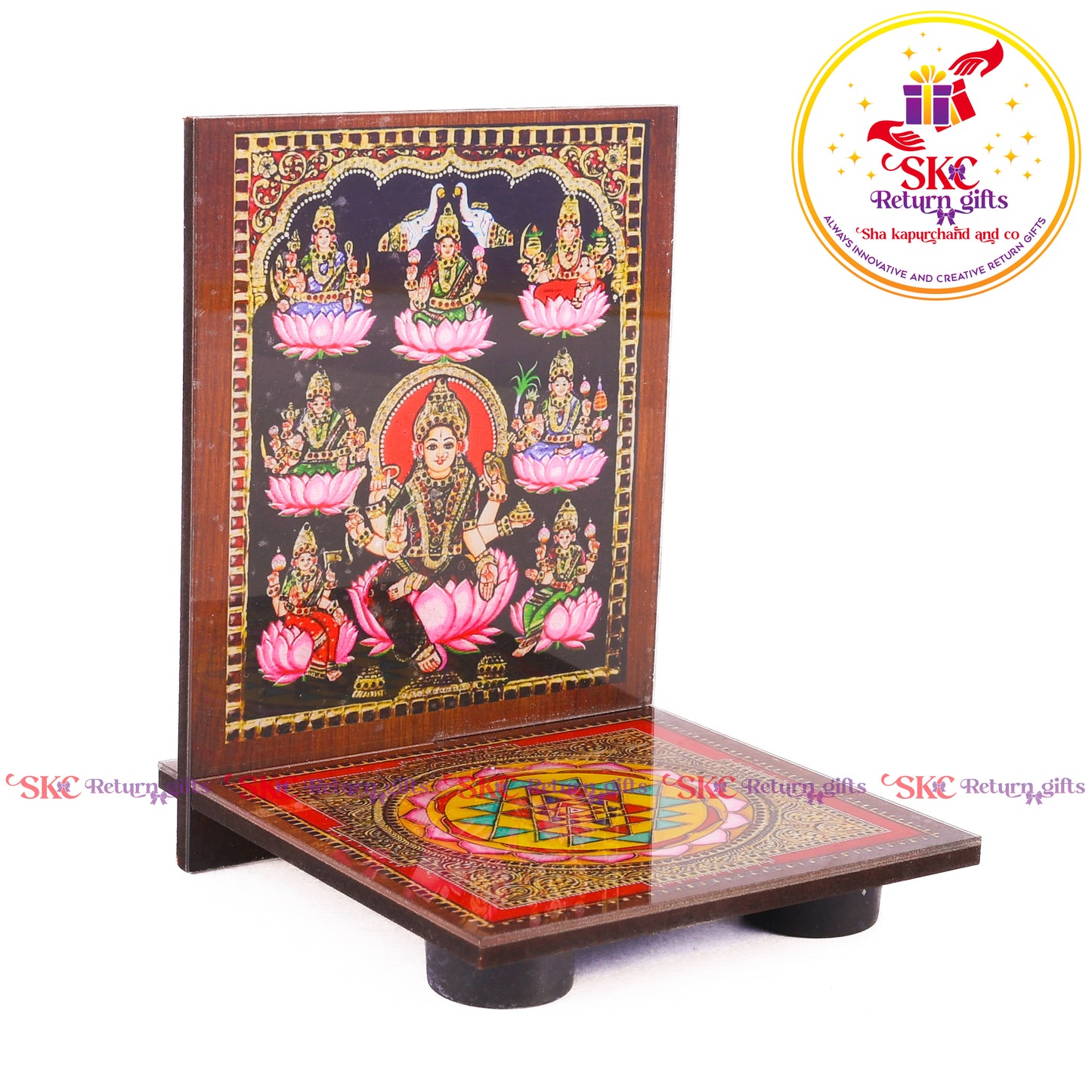 Acrylic Ashtalaxmi Diya Stand