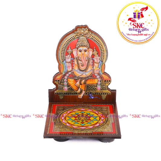 Acrylic Ganesha Diya Stand