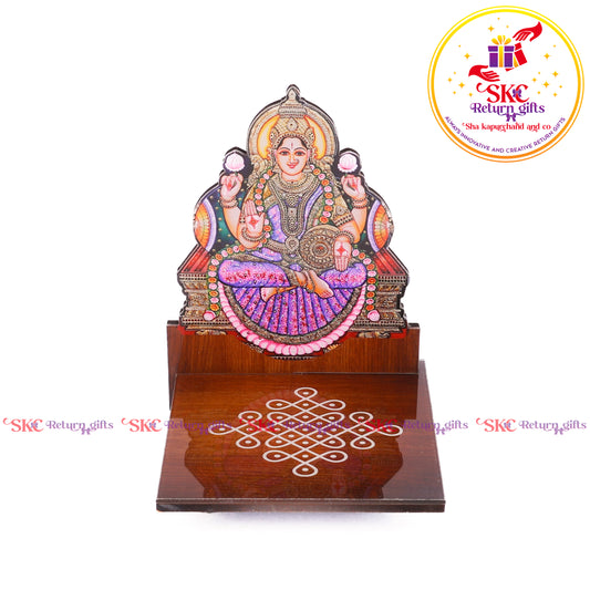 Acrylic Maa Laxmi Diya Stand