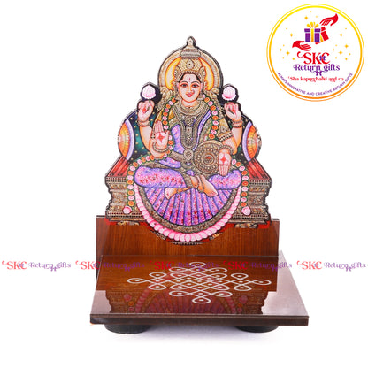 Acrylic Maa Laxmi Diya Stand