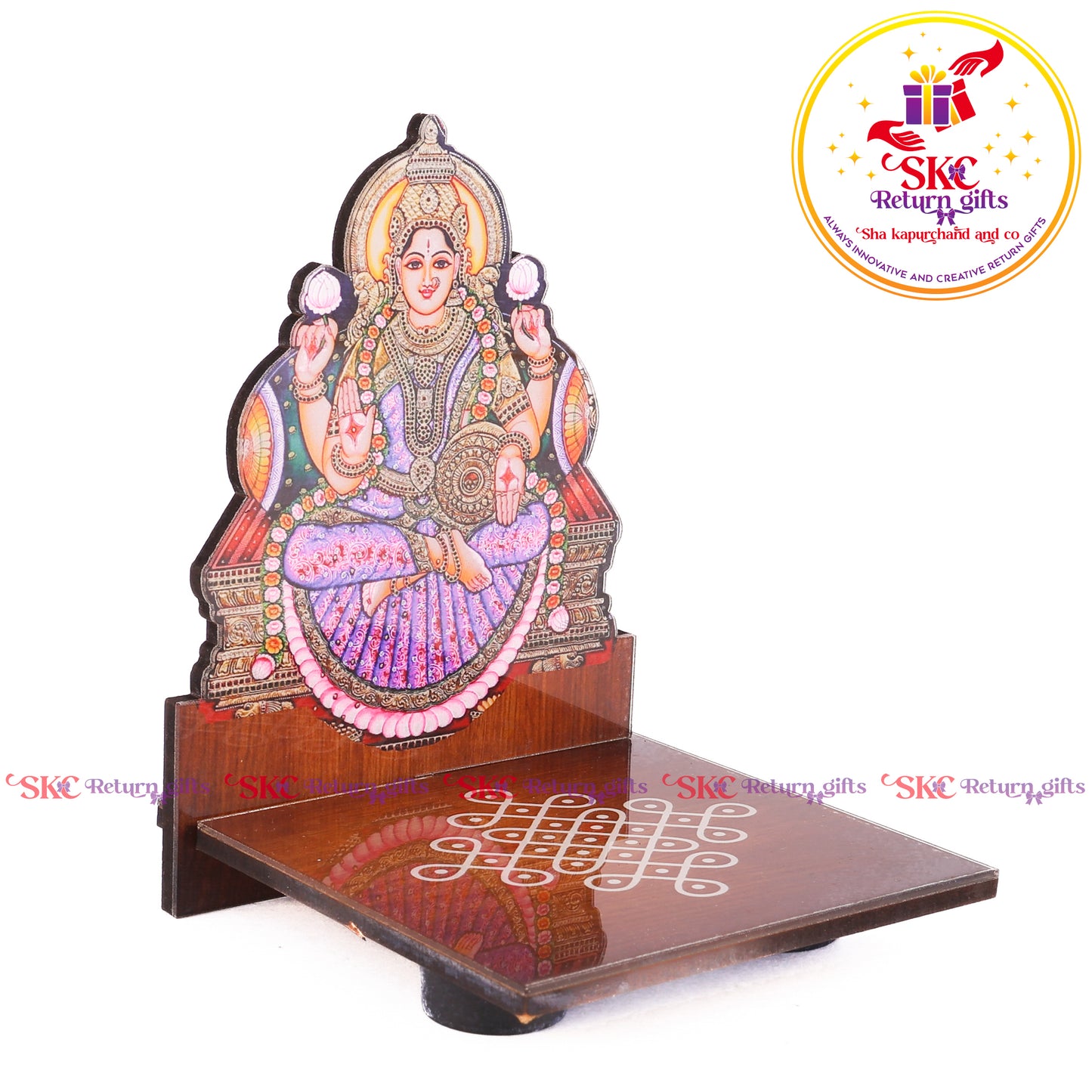 Acrylic Maa Laxmi Diya Stand