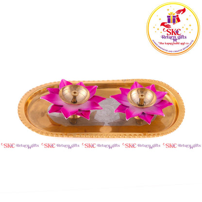 Premium Gift Set Colour Diya
