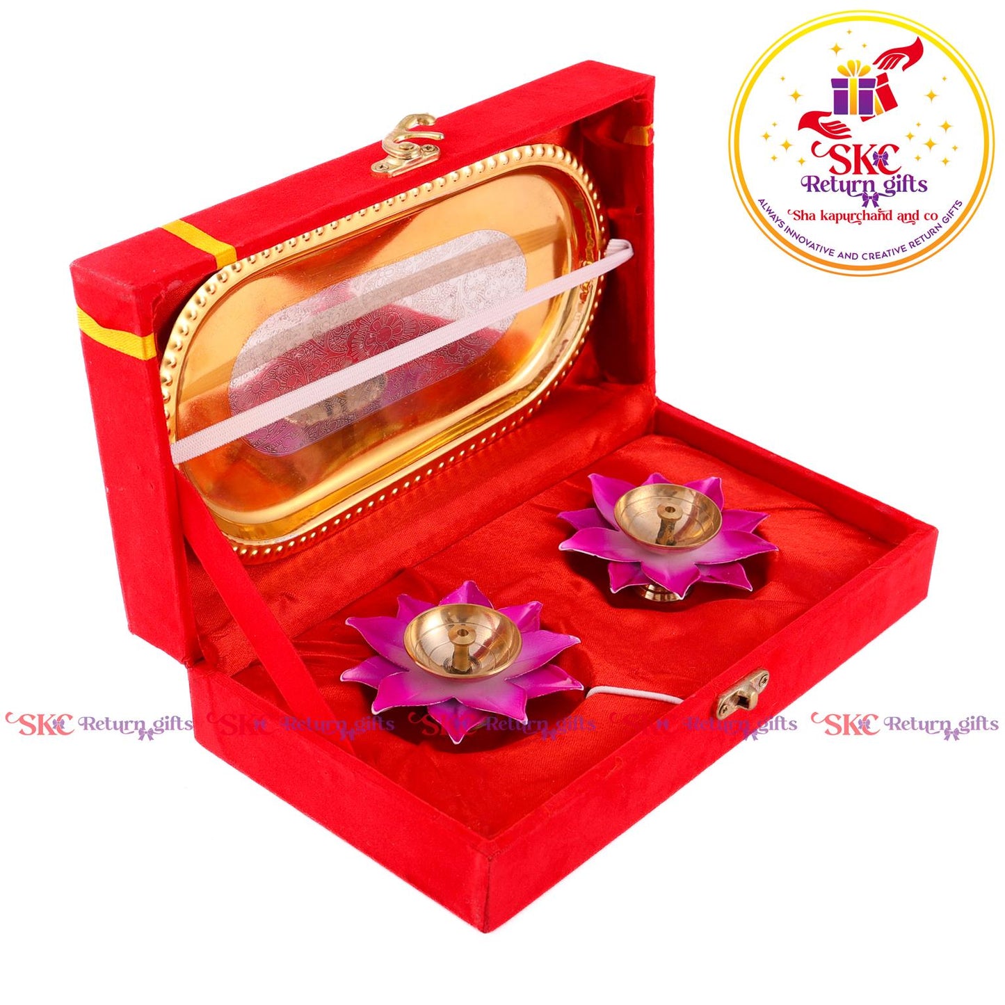 Premium Gift Set Colour Diya