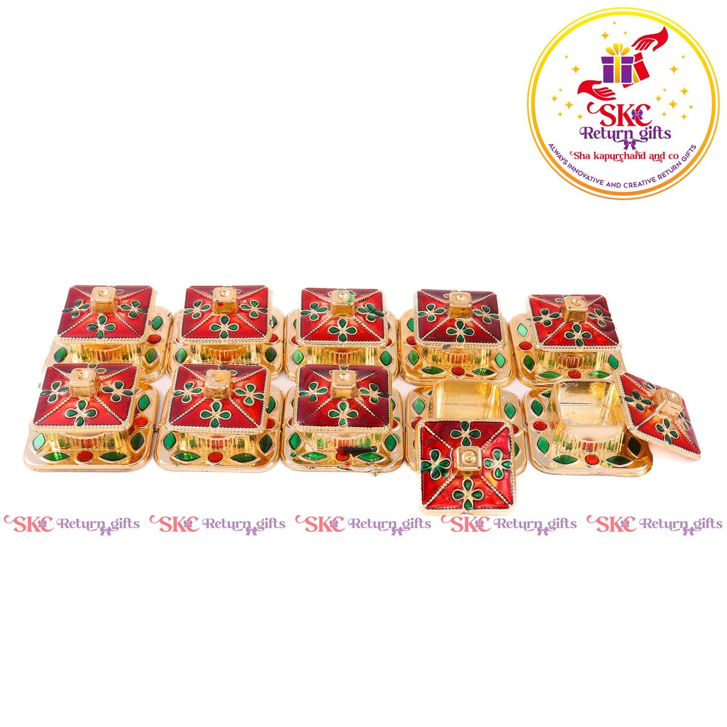 1*1 Meenakari Kum-kum Dabbi Single