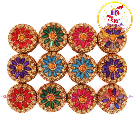 1*1 Stone Work Kum-kum Dabbi