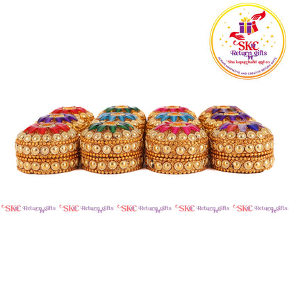 1*1 Stone Work Kum-kum Dabbi