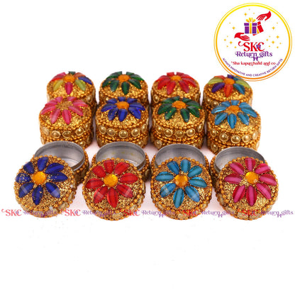 1*1 Stone Work Kum-kum Dabbi