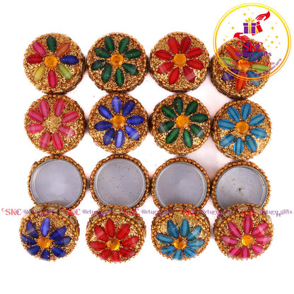 1*1 Stone Work Kum-kum Dabbi