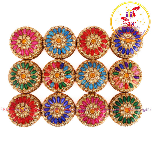 1*1 Stone Work Kum-kum Dabbi