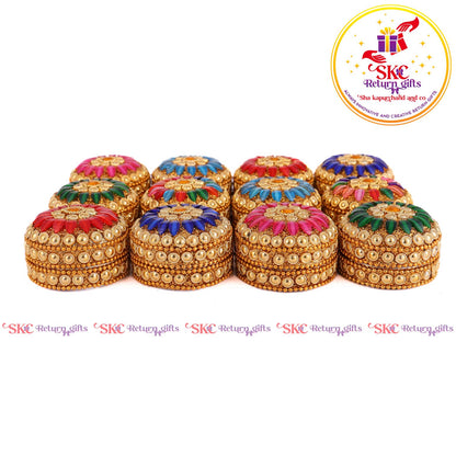 1*1 Stone Work Kum-kum Dabbi