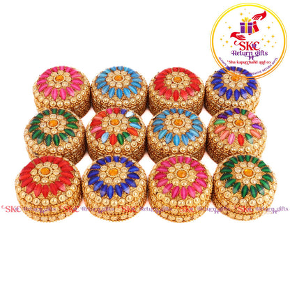 1*1 Stone Work Kum-kum Dabbi