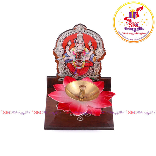 Mdf Acrylic Annapurni Diya Stand With Diya