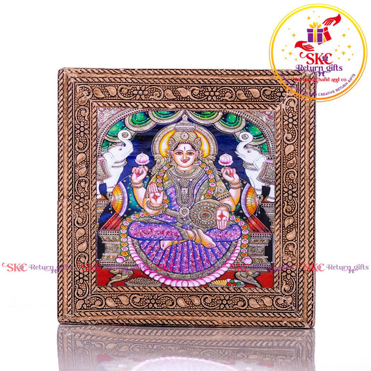 Tanjore Digital Art Maha Laxsmi