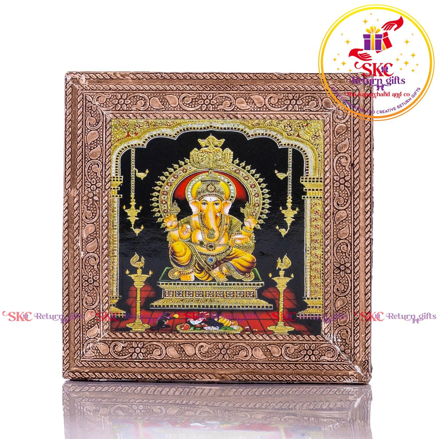 Tanjore Digital Art Ganesha