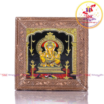 Tanjore Digital Art Ganesha