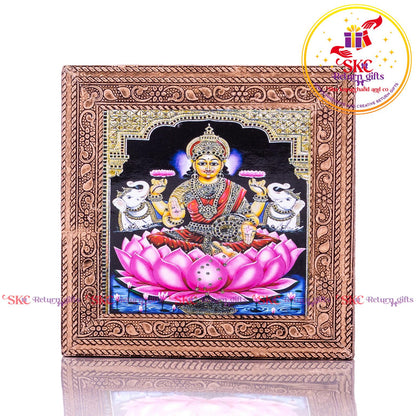 Tanjore Digital Art Gajja Laksmi