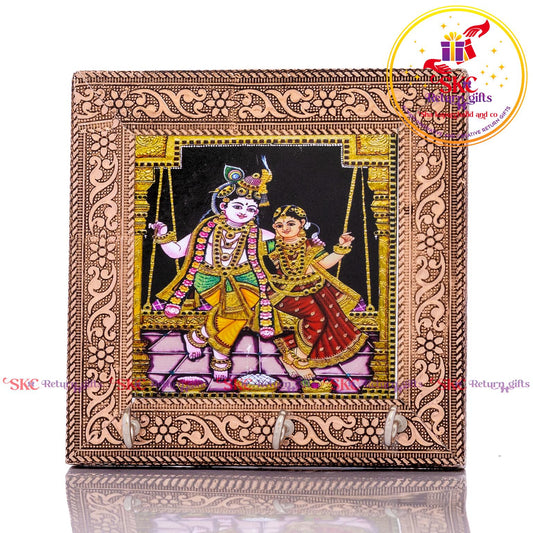 Tanjore Digital Arts Radha Krishna