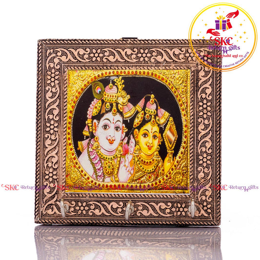 Tanjore Digital Arts Radha Krishna