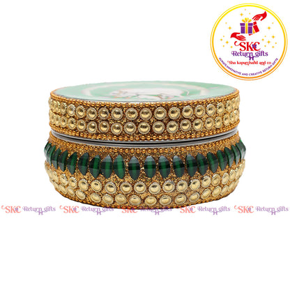 Pichwai Jaipur Kundan Box