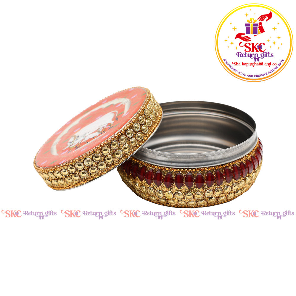 Pichwai Jaipur Kundan Box