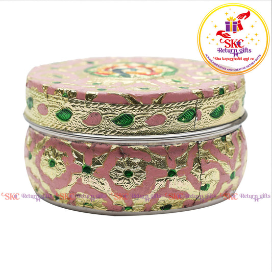 Pastel Color Meenakari Box 4 Inc