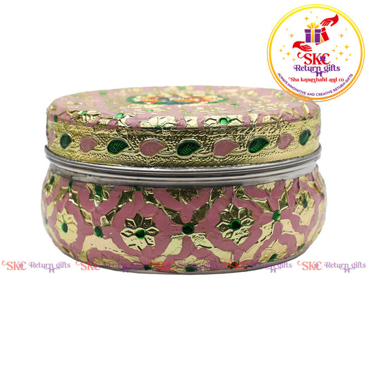 Pastel Color Meenakari Box 4 Inc