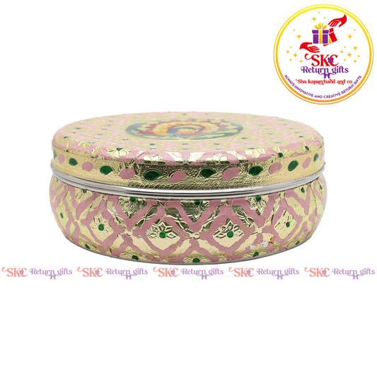 Pastel Color Meenakari Box 6 Inc