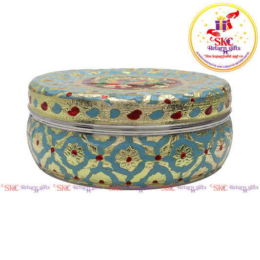 Pastel Color Meenakari Box 6 Inc