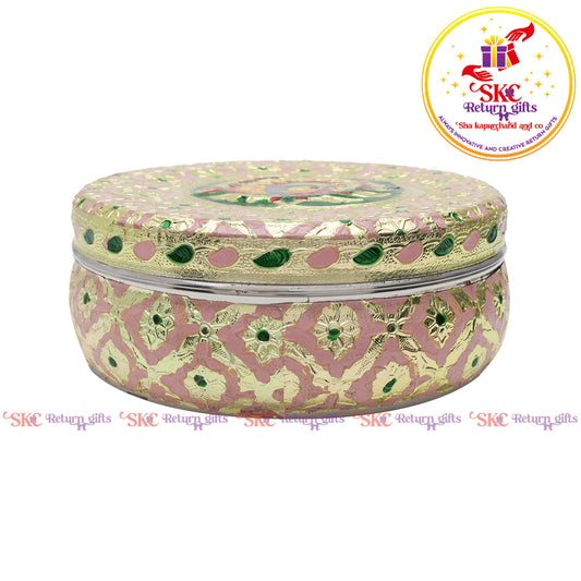 Pastel Color Meenakari Box 7 Inc