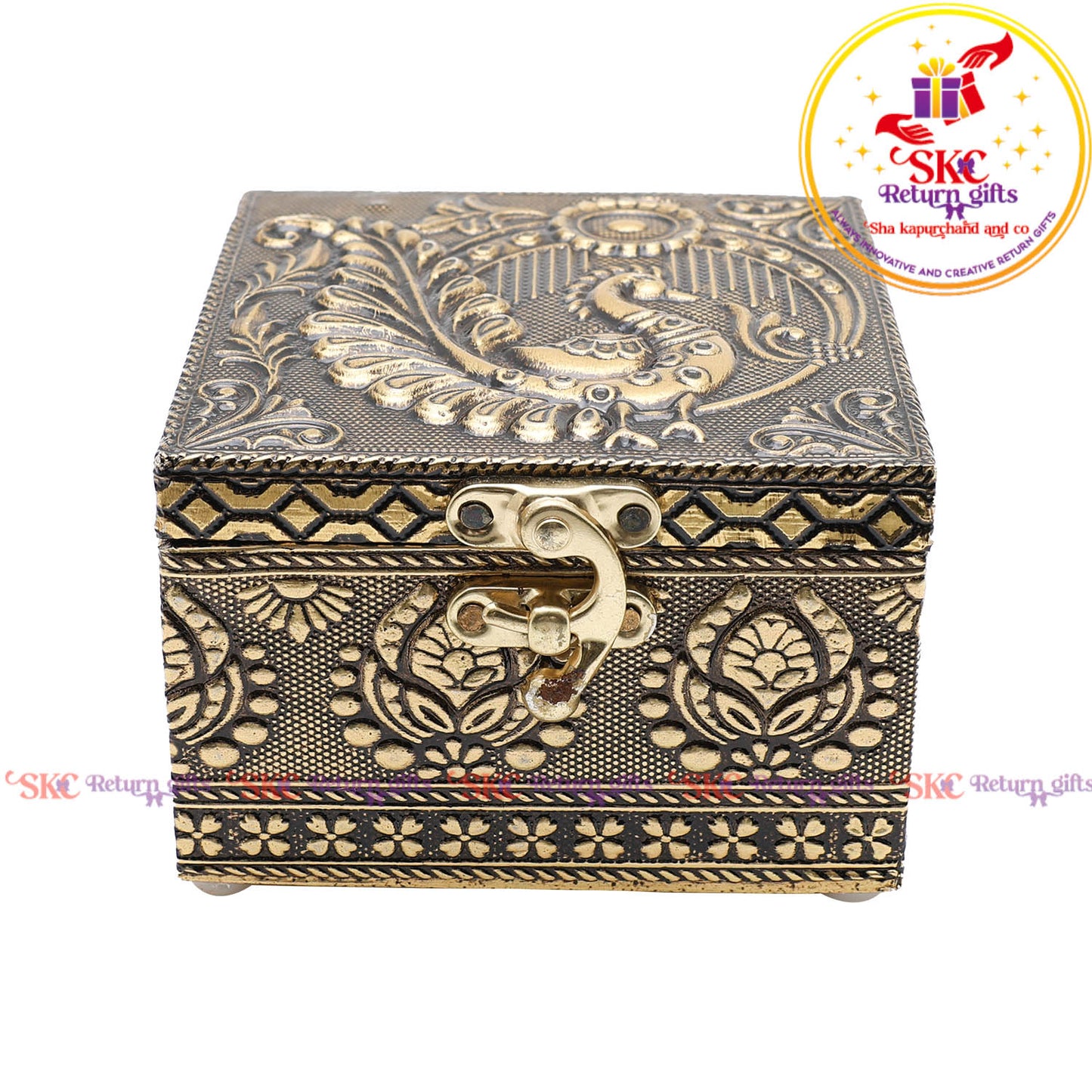 Digital Art Tanjore Pooja Box 4x4