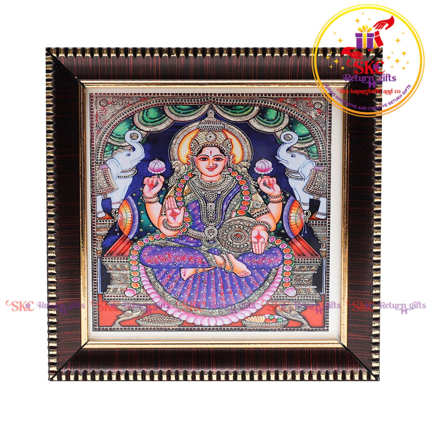 Tanjore digital art Laxmi