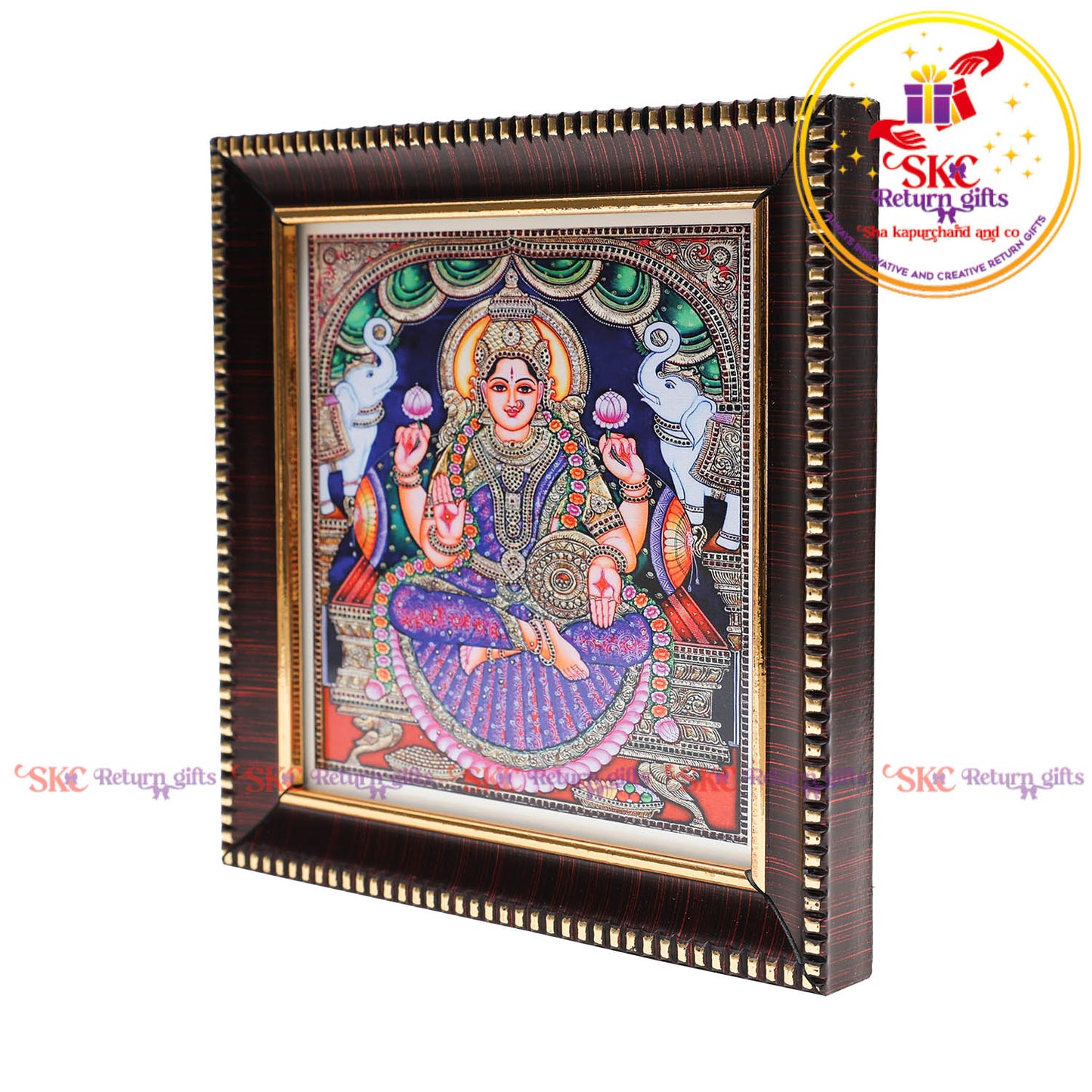 Tanjore digital art Laxmi