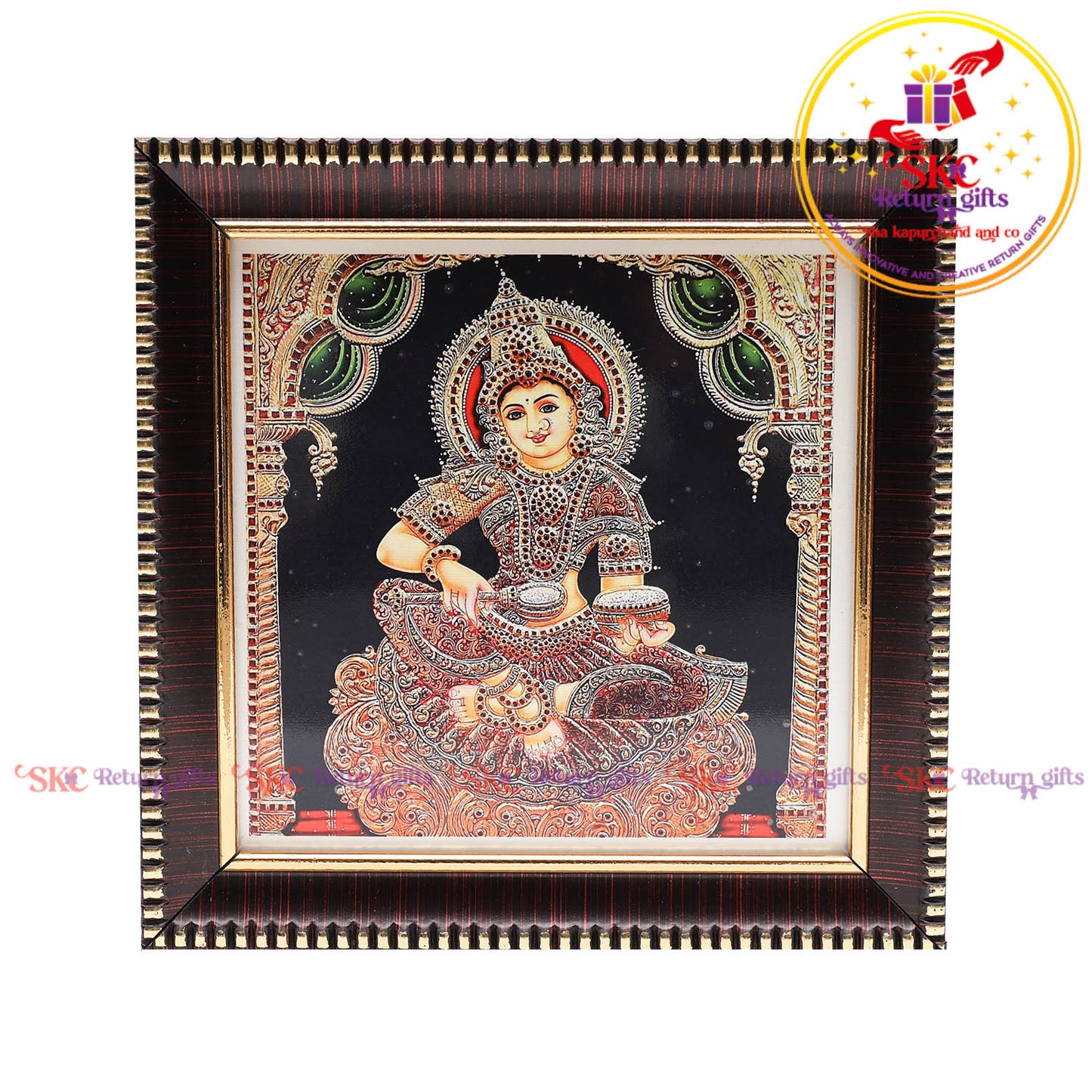 Tanjore digital art Annapurni