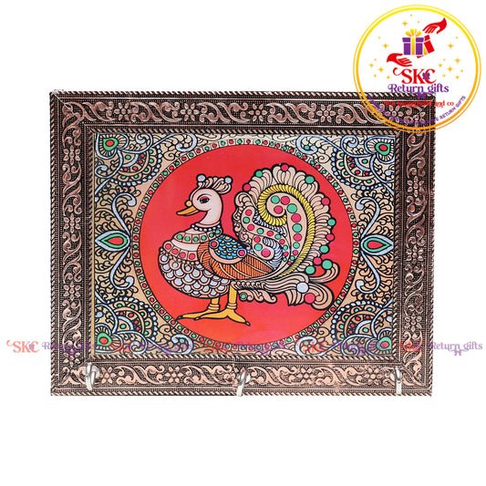 Tanjore digital art Peacock