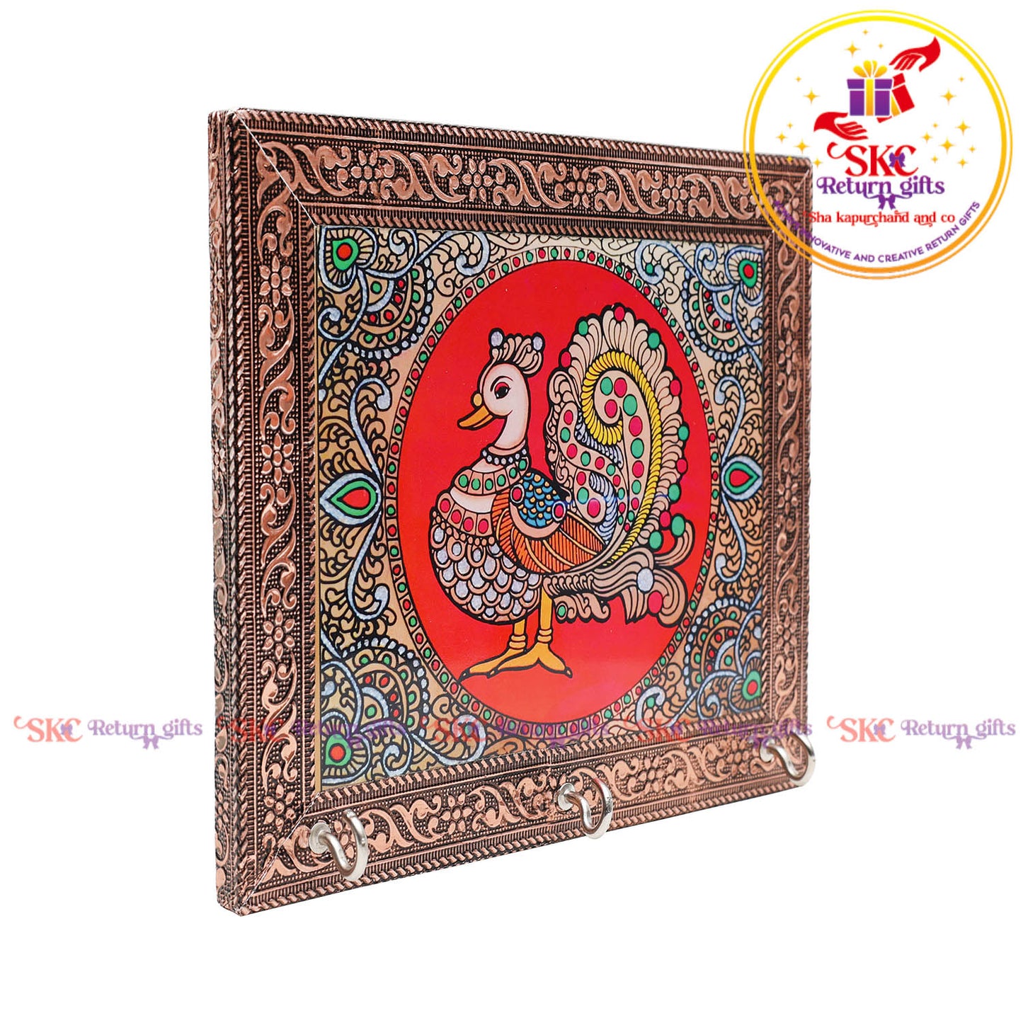 Tanjore digital art Peacock