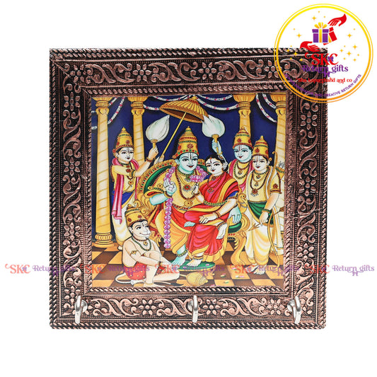 Tanjore digital art Ram darbar