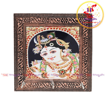 Tanjore digital art Krishna