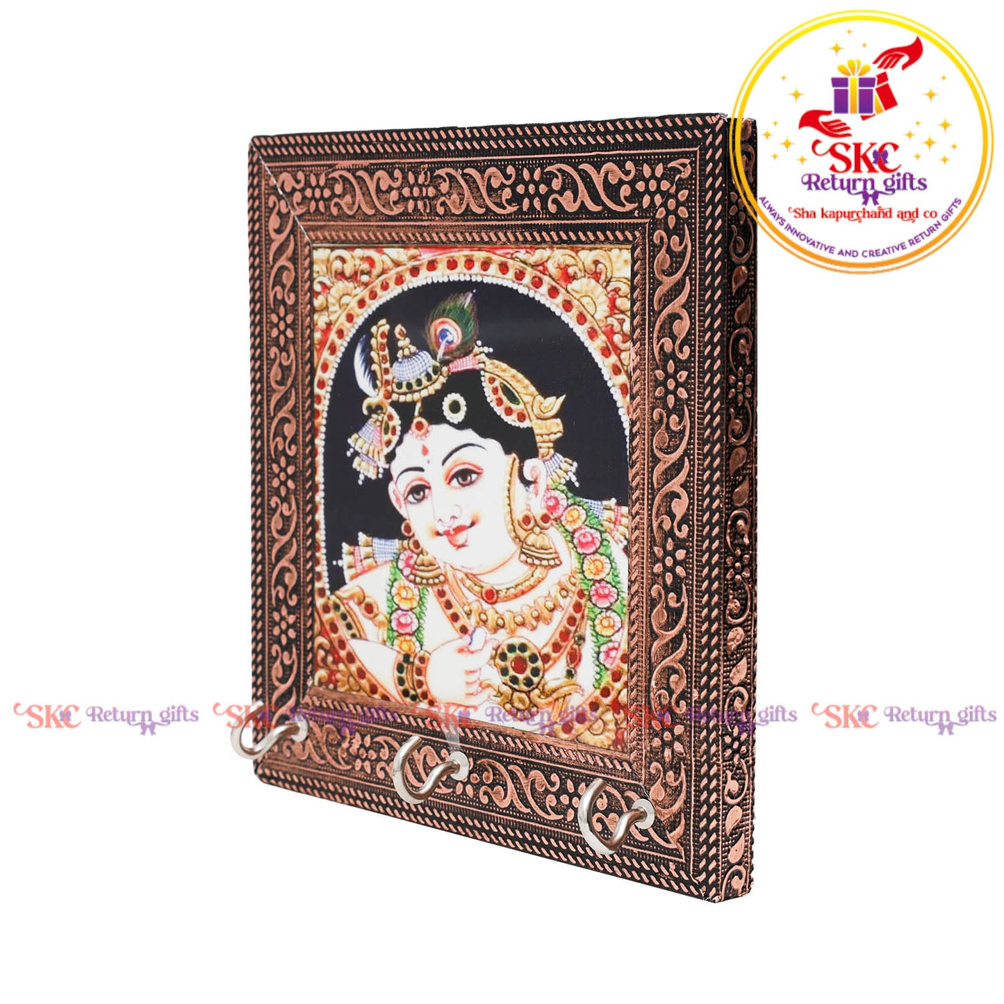 Tanjore digital art Krishna