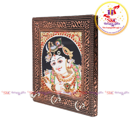 Tanjore digital art Krishna
