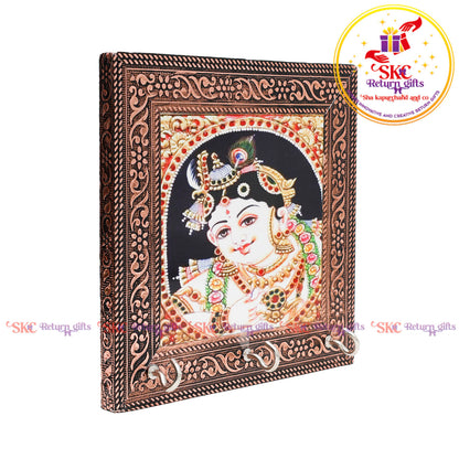 Tanjore digital art Krishna