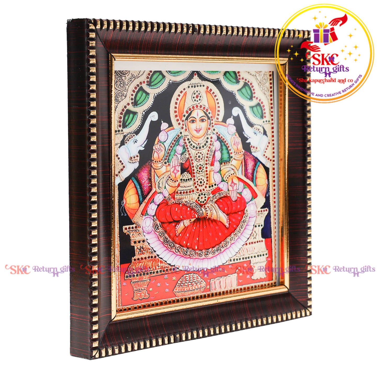Tanjore digital art laxmi