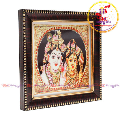 Tanjore digital art krishna